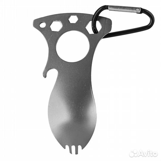 Многофункциональная походная вилка-ложка-мультитул