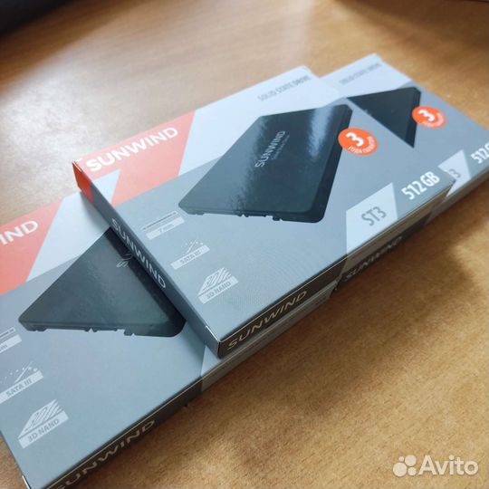 SSD диск SunWind 512 Gb новый