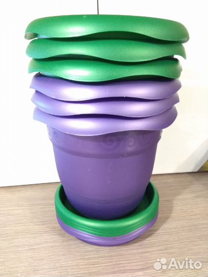 Новые горшки для цветов 5 литров