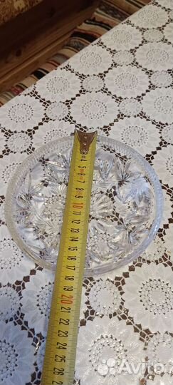 Ваза хрустальная