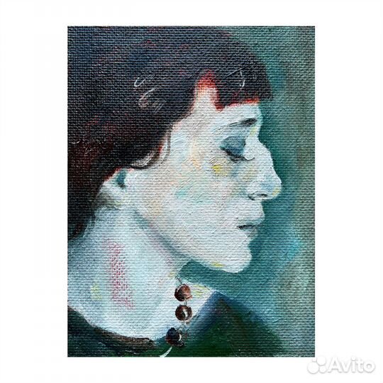 Картина маслом, Ахматова, 15/20 см