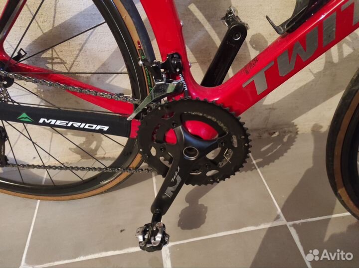 Шоссейный велосипед Twitter Thunder sram rival