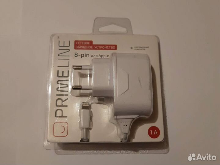 Сетевое зарядное устройство Apple lightning 8-pin