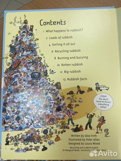 Usborne flap book Recycling amd Rubbish