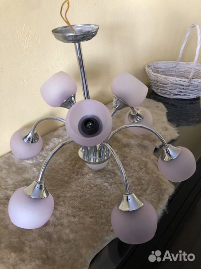 Люстра потолочная бу