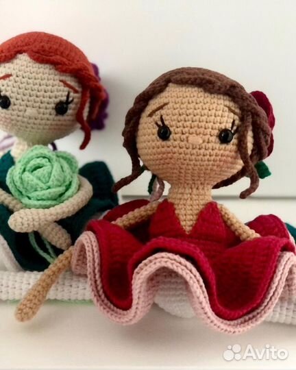 Игрушка ручной работы кукла- балерина