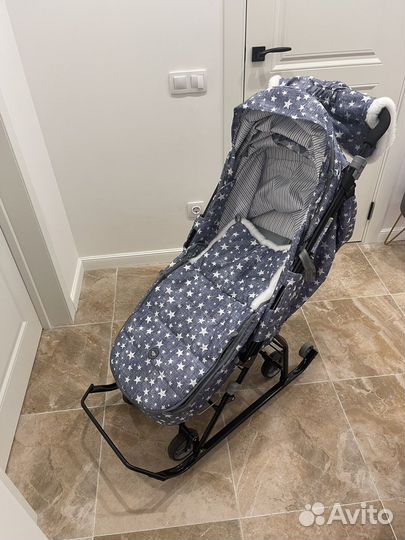 Коляска-санки