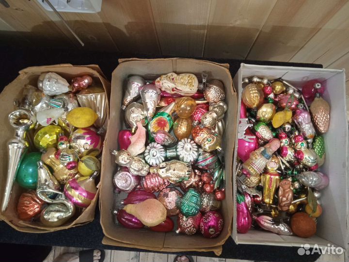 Ёлочные игрушки СССР