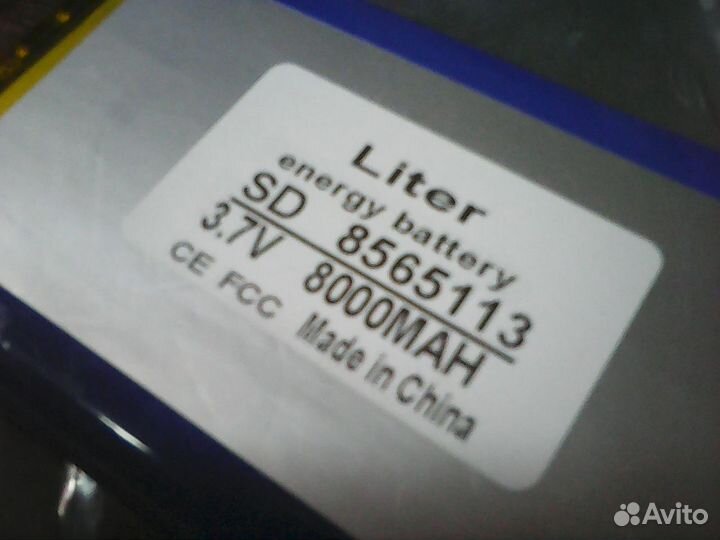 Аккумулятор для планшета 8000 мА/ч