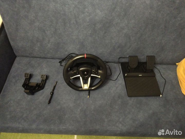 Игровой руль hori racing wheel apex для пс и пк