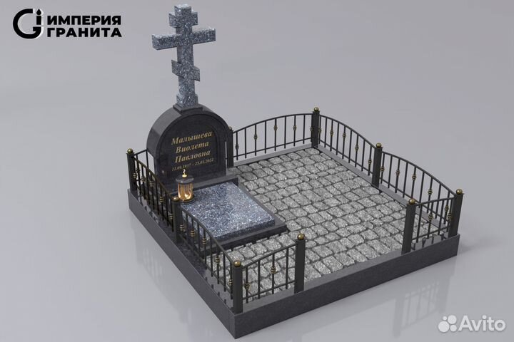 Памятники с крестом