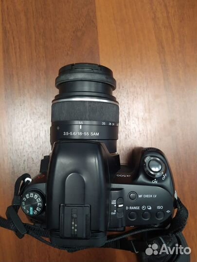 Зеркальный фотоаппарат sony dslr-A500 + объектив