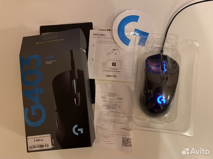 Игровая мышь Logitech G403 Hero (на гарантии)