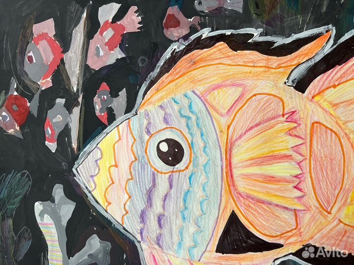 Картина «Ночная рыбка»