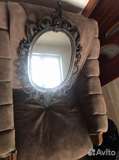 Зеркало в метале под бронзу