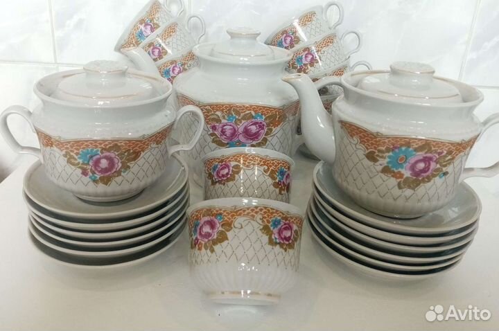 СССР Сервиз чайный на 12 персон