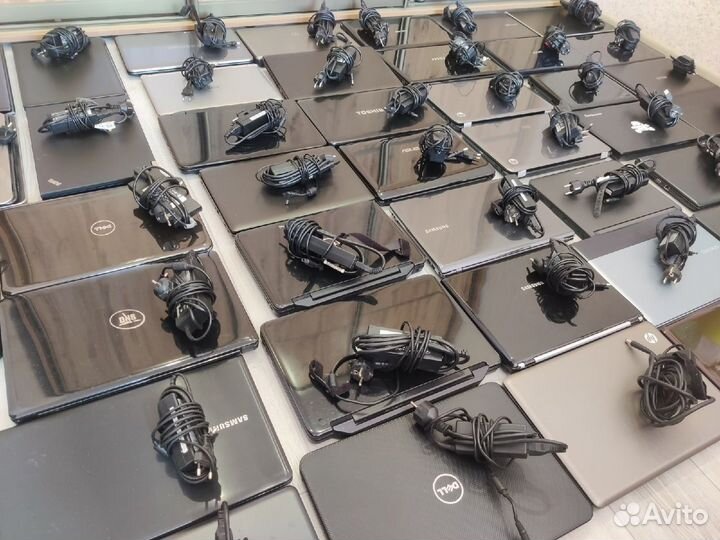 130 шт бу ноутбуков acer/asus/lenovo/HP/samsung