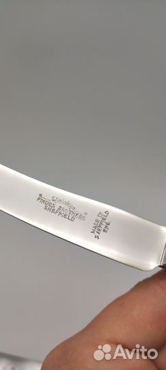 Нож для масла имитация перламутра сталь сер. XX в