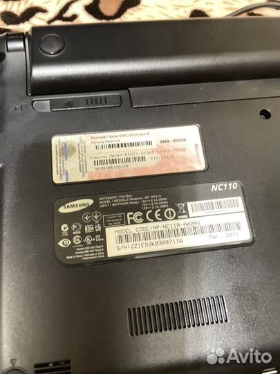 Нетбук samsung nc110