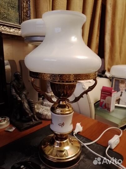 Лампа настольная винтаж