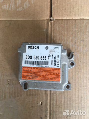 Блок управления Air Bag Audi A4 B5 (1852)