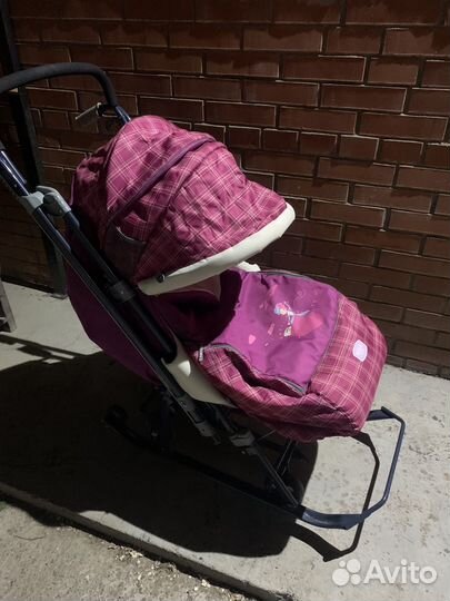 Коляска санки ника