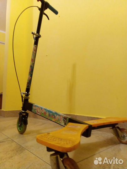 Самокат-бабочка (тридер) детский