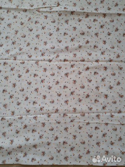 Отрез ткани штапель, бязь, ситец времен СССР