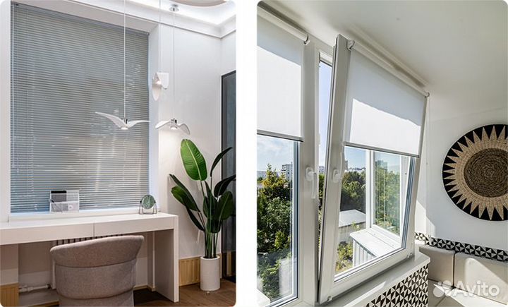 Жалюзи, Рулонные шторы блэкаут с установкой