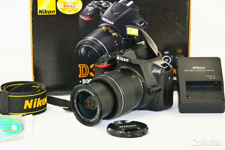 Nikon D3500 24.2MP цифрозеркалка Kit AF-S VR 18-55