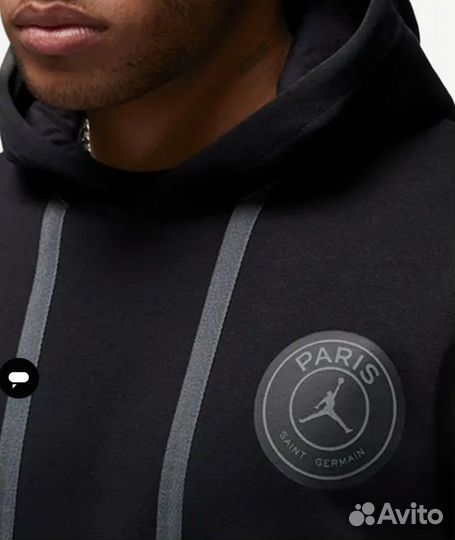 Худи новая оригинал Jordan Fleece Hoodie x PSG р.L