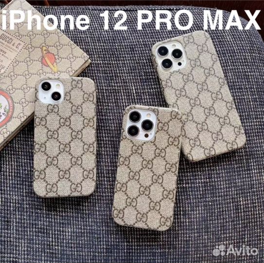 Чехол Gucci на iPhone 12 pro max