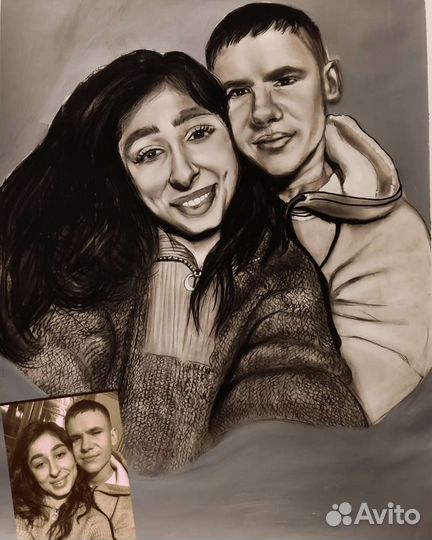 Портрет по фото. Картины на заказ