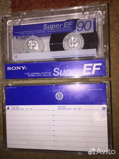 Кассеты Sony Super EF90