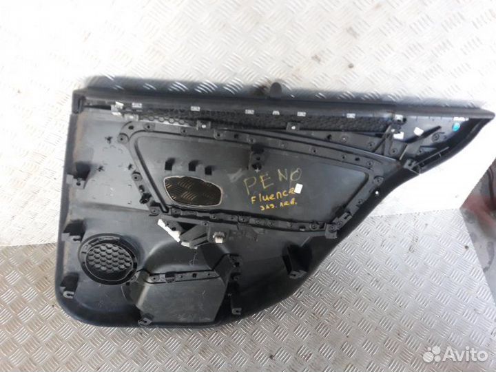 Обшивка двери лев. зад. Renault Fluence