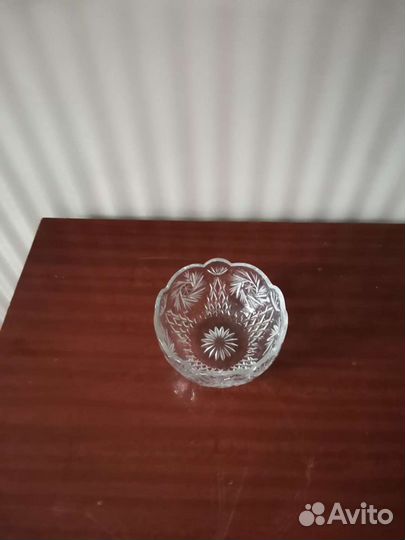 Салатница хрустальная СССР