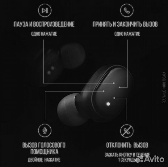 Беспроводные наушники xiaomi redmi airdots S