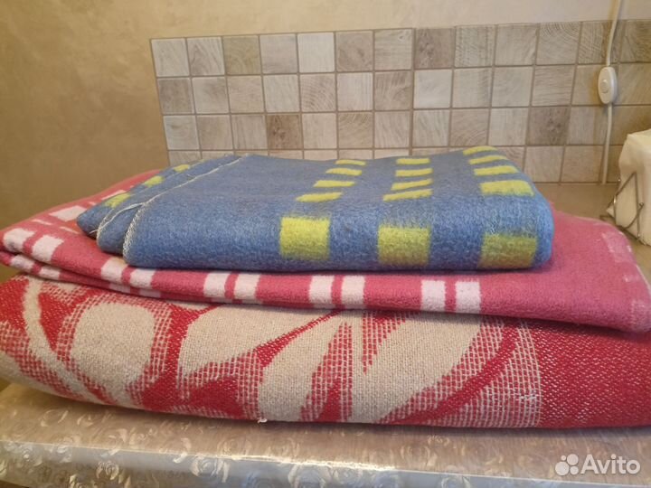 Одеяло детское шерстяное СССР