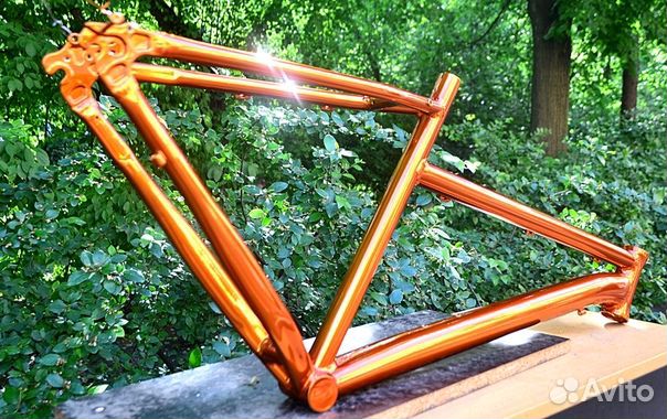 Покраска пескоструйка Велосипедная рама