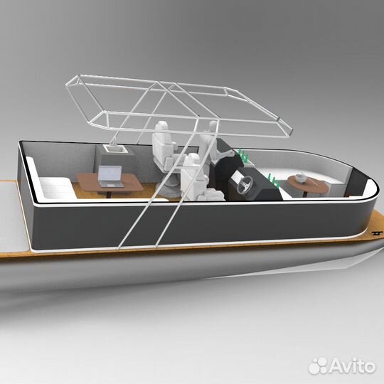 Катер тримаран