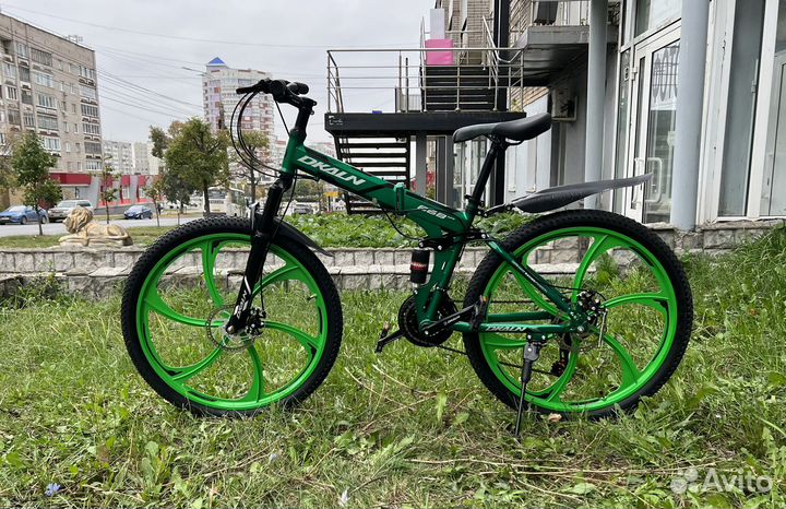 Велосипед складной на литых дисках