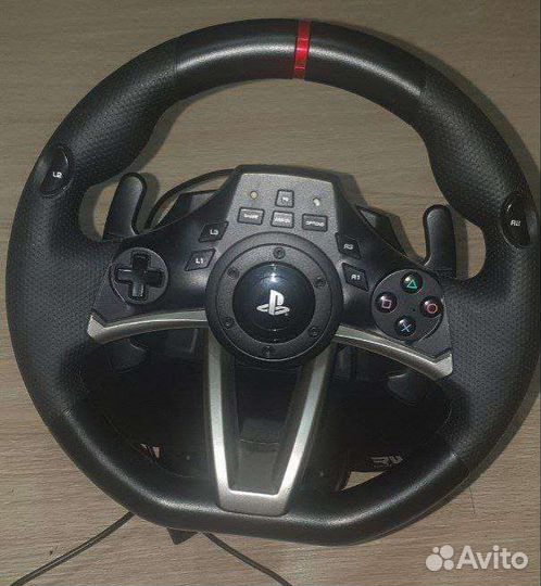 Игровой руль с педалями Hori Racing Wheel apex