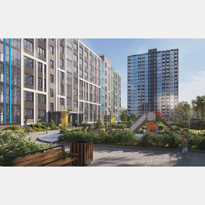 1-к. квартира, 49,5 м², 5/7 эт.