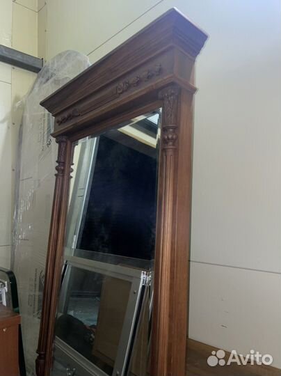 Зеркало массив дуба стиль модерн