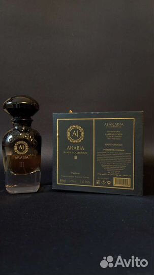 Мужской парфюм Arabia III black collection