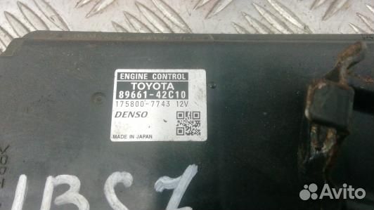 Блок управления двс toyota RAV 4 ZSA3 (1BS07PC01)