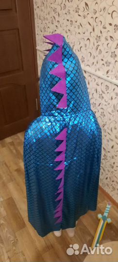 Накидка костюм дракона, без размера