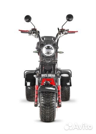 Электротрицикл white siberia ikra 5000W black