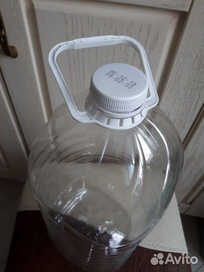 Бутылка пвх, пэт,пластиковая 5 литров