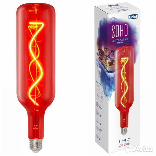 Лампа Лофт LED-SF21-5W/soho/E27/CW Uniel